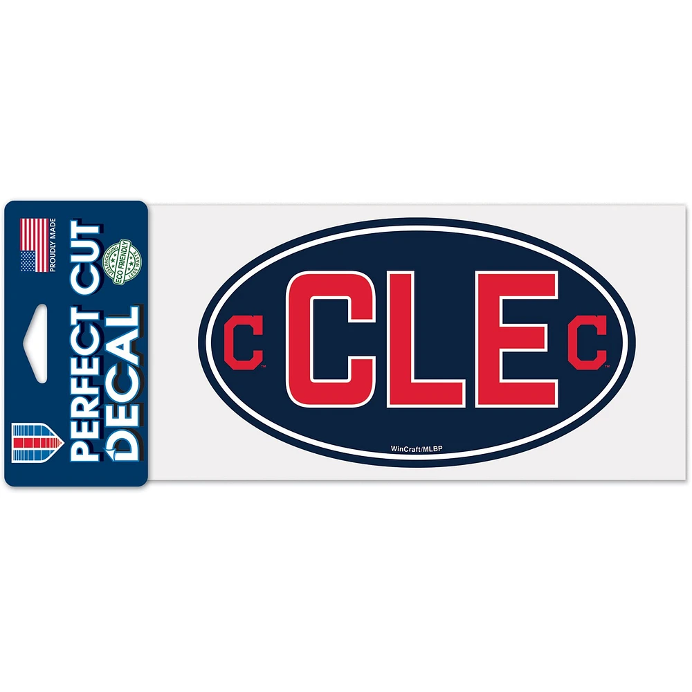 WinCraft Cleveland Indians 10,2 x 20,3 cm décalcomanie coupe parfaite