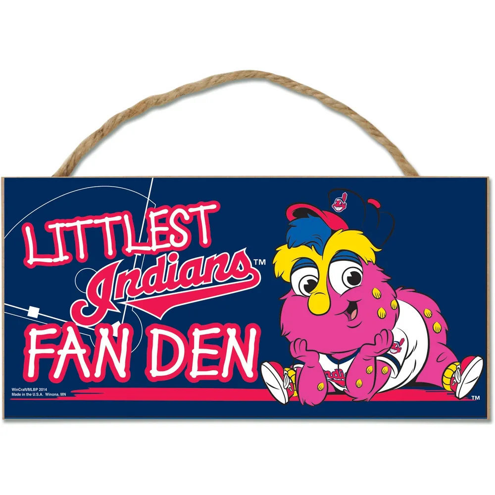 Lids Cleveland Indians WinCraft 5'' x 10'' Rope Wood Baby Sign
