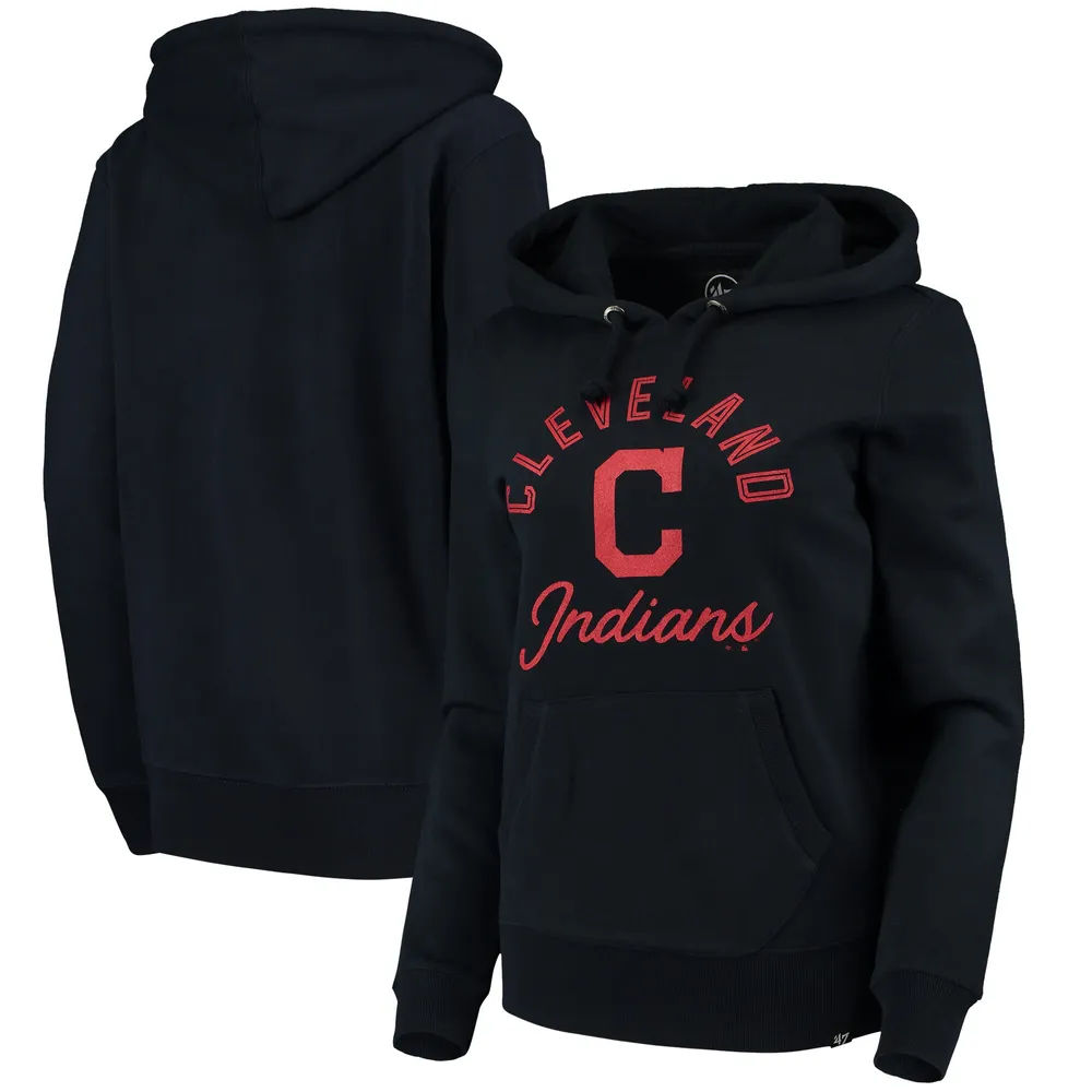 Womens Cleveland Football Script Hooded Sweatshirt