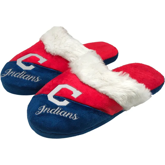 Atlanta Falcons Women's Colorblock Script Big Logo Slippers