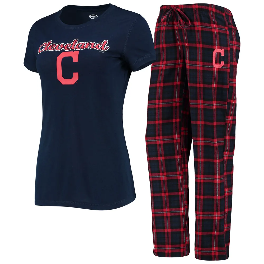 Lids Cleveland Indians Concepts Sport Women's Lodge T-Shirt & Pants Sleep  Set - Navy/Red