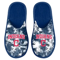 Chaussons FOCO Cleveland Indians Iconic Logo Scuff pour femme