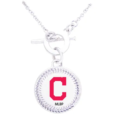 Cleveland Indians Swarovski Women's Team Logo Necklace