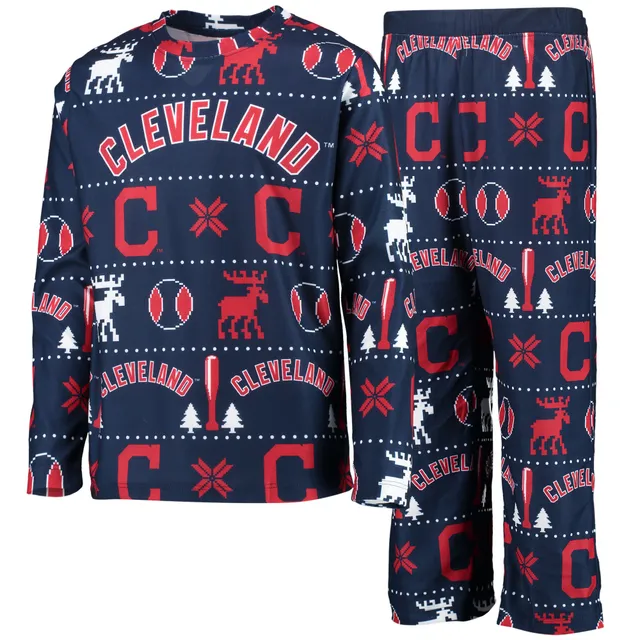 Lids Boston Red Sox Youth Allover Print Long Sleeve T-Shirt & Pants Sleep  Set - Navy