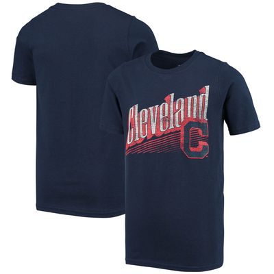 Youth Navy Cleveland Indians Winning Streak T-Shirt