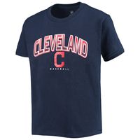 Youth Stitches Navy/White Cleveland Indians Team T-Shirt Combo Set