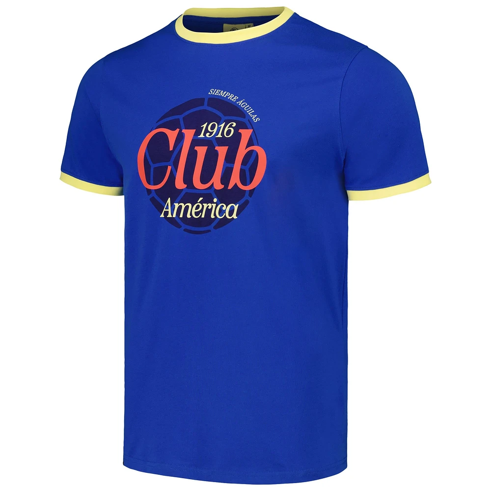 Men's Blue Club America Established Relaxed Fit T-Shirt