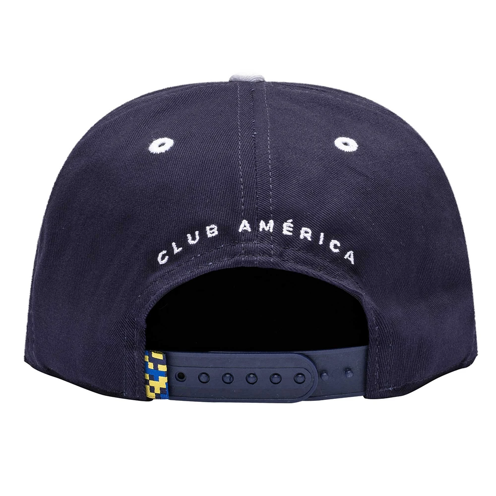 Men's Fan Ink Navy Club America Bankroll Snapback Hat