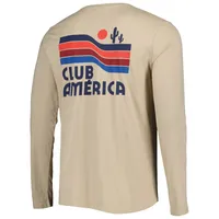 T-shirt à manches longues Kaki Club America Park pour homme