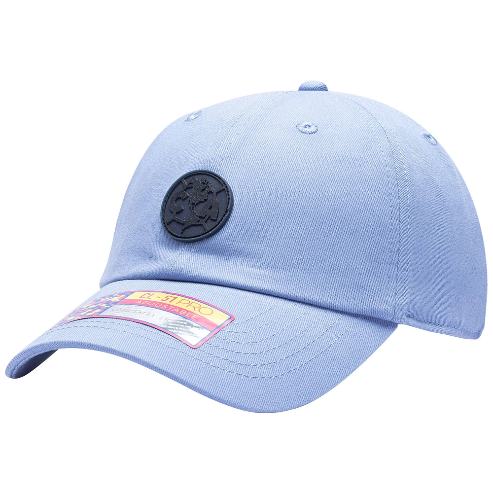 Casquette ajustable Club America Casuals bleu clair pour hommes