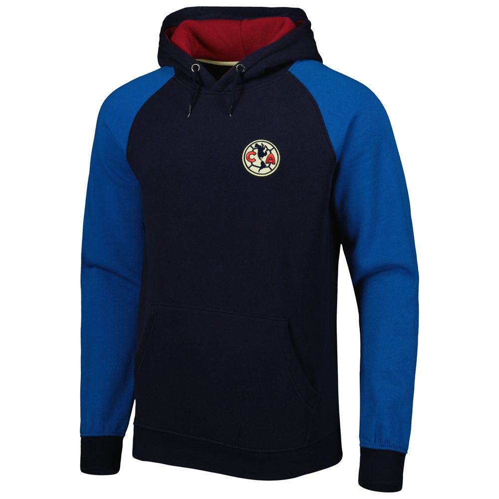 Men's Navy/Blue Club America Pride Raglan Pullover Hoodie