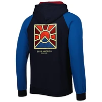 Men's Navy/Blue Club America Pride Raglan Pullover Hoodie