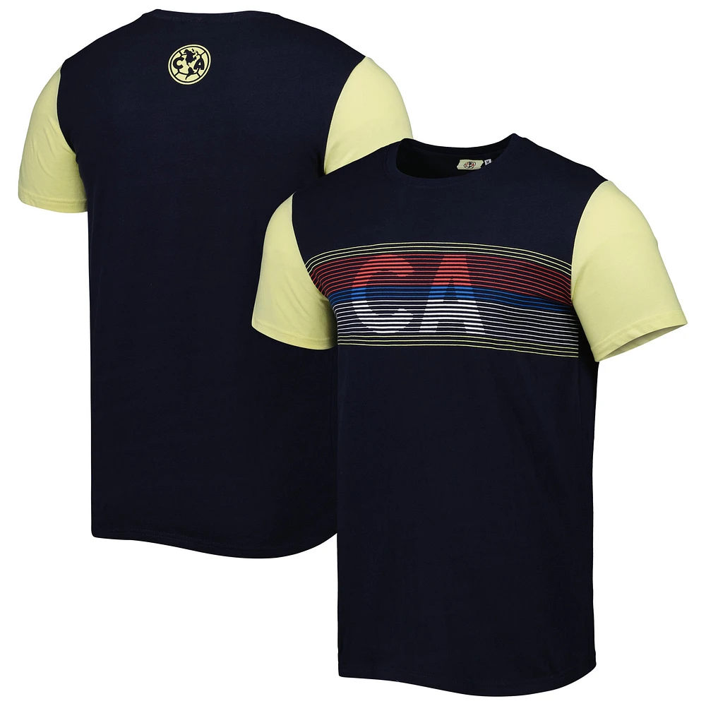 T-shirt Homme Navy Club America Expression