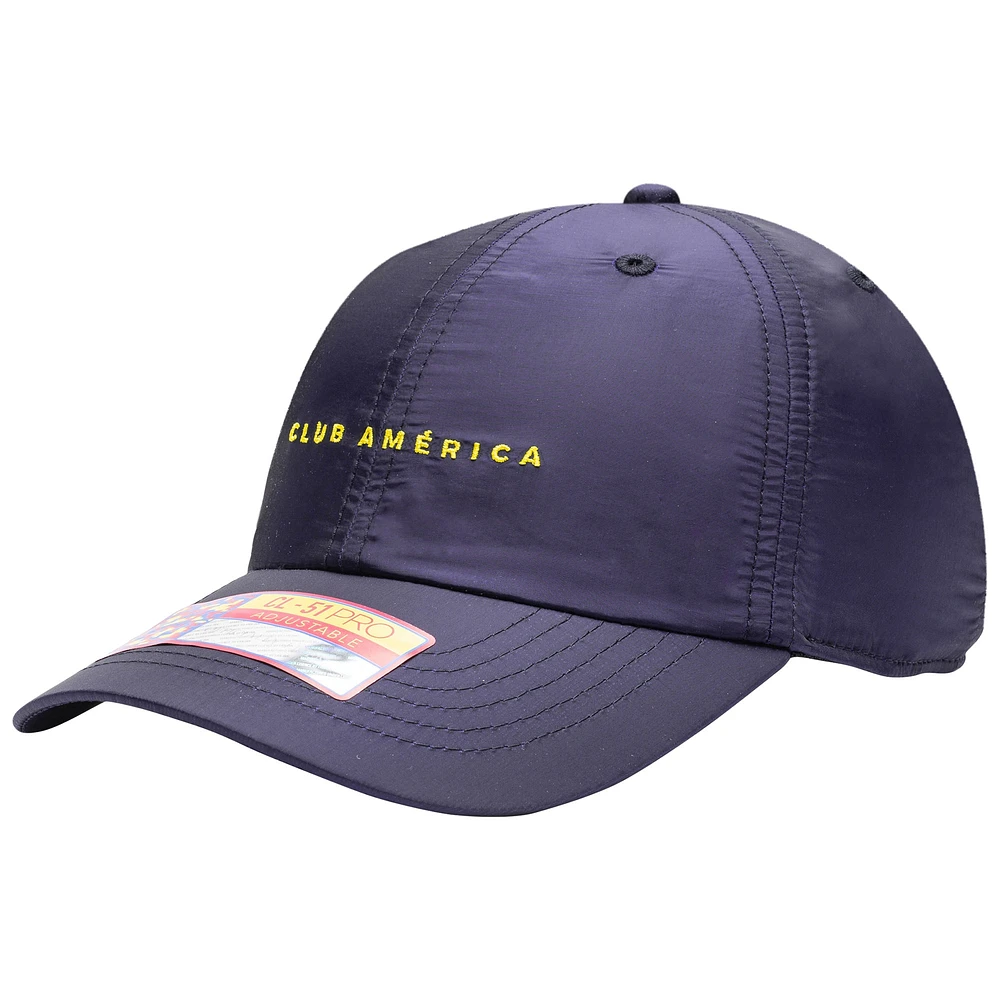 Casquette réglable liquide Navy Club America pour hommes