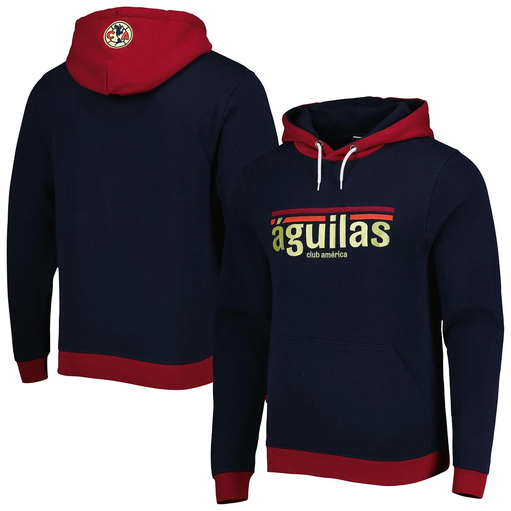 Men's Navy Club America Outdoor Pullover Hoodie