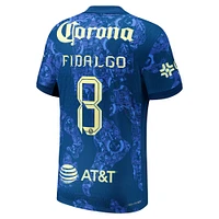 Maillot de joueur authentique Nike Álvaro Fidalgo Club America 2024/25 extérieur pour homme, bleu