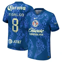 Maillot de joueur authentique Nike Álvaro Fidalgo Club America 2024/25 extérieur pour homme, bleu