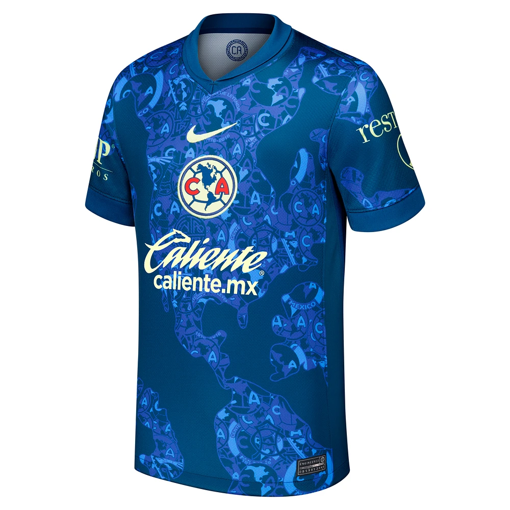 Men's Nike Álvaro Fidalgo Blue Club America 2024/25 Away Replica Player Jersey