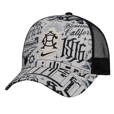 Casquette ajustable Nike Black Club America CA x Woven Patch Rise Trucker pour homme