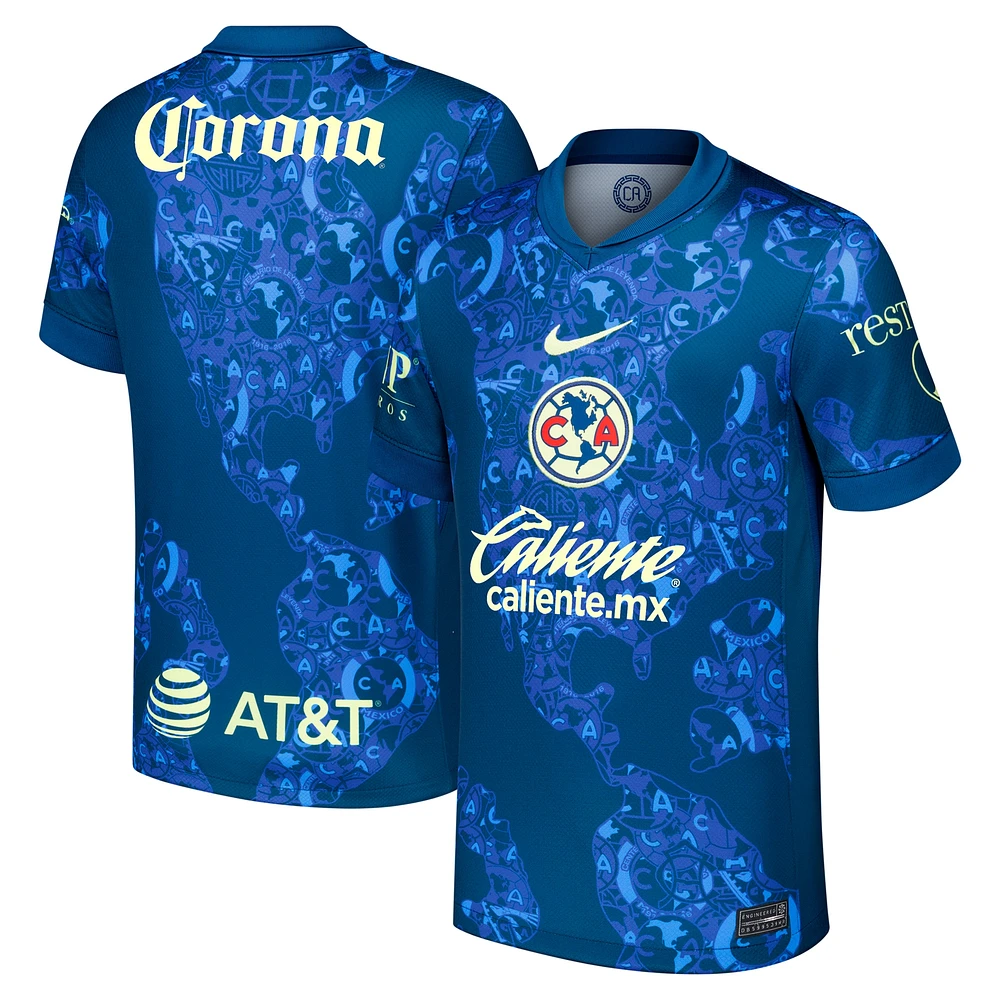 Maillot Nike Club America 2024/25 extérieur réplique pour homme, bleu