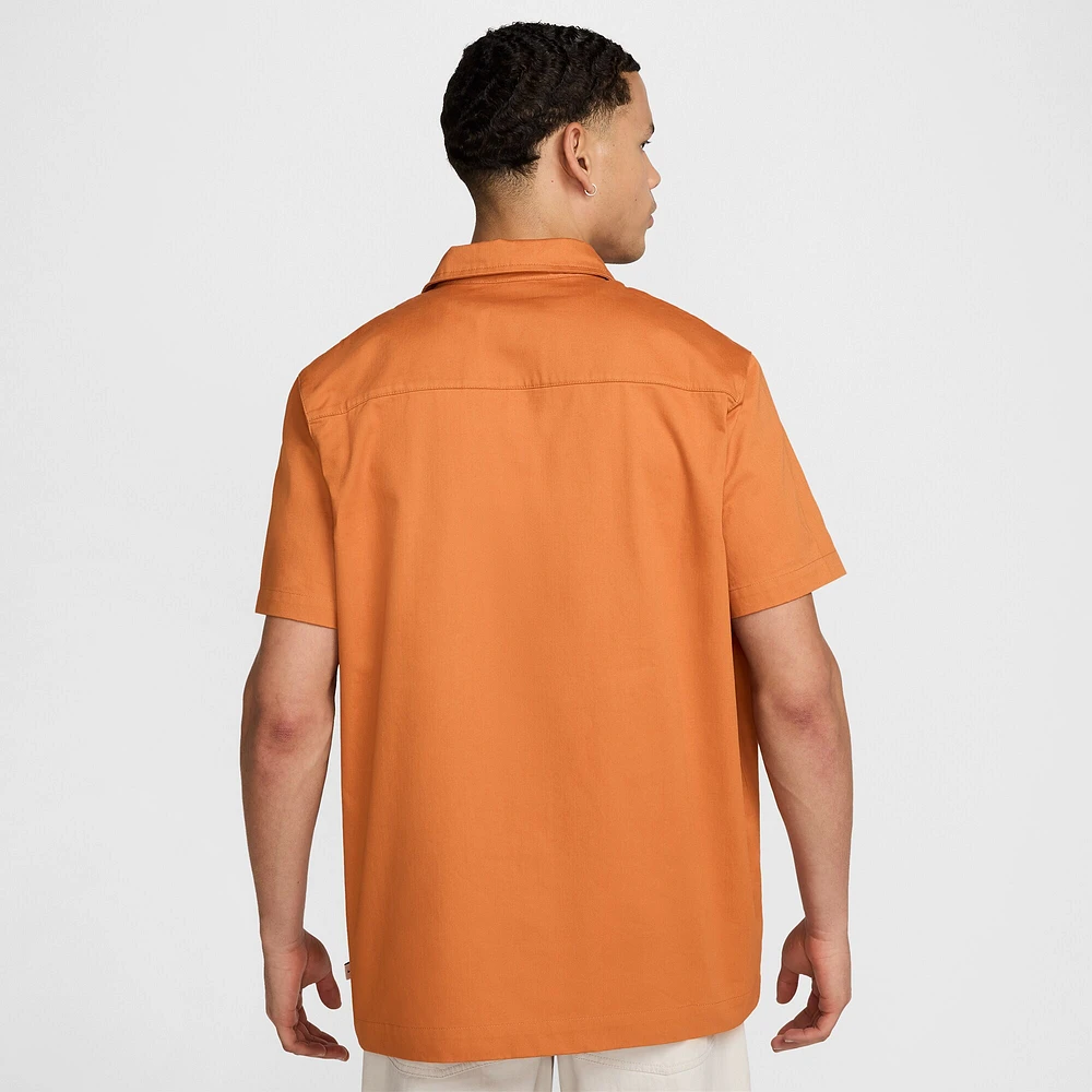 Men's Nike Burnt Orange Club America CA x Woven Button-Down Shirt