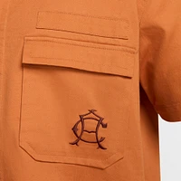 Men's Nike Burnt Orange Club America CA x Woven Button-Down Shirt