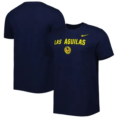 Club America Nike Lockup Core T-Shirt - Navy