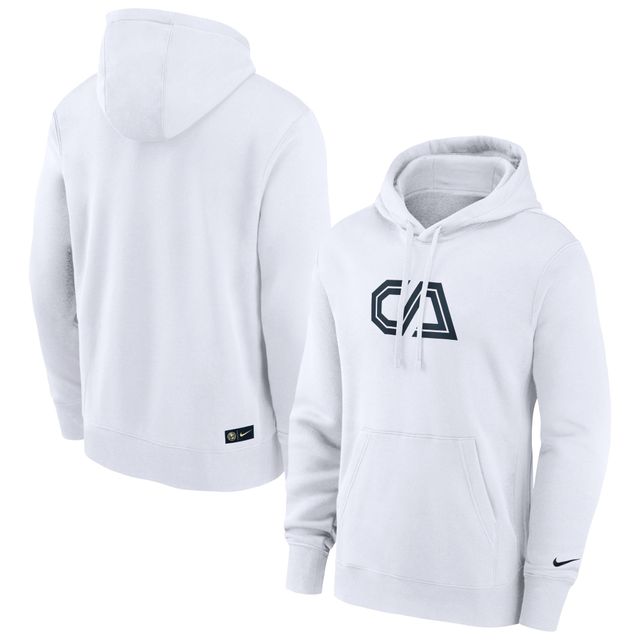 Sweat à capuche Nike Club America Fleece blanc pour homme