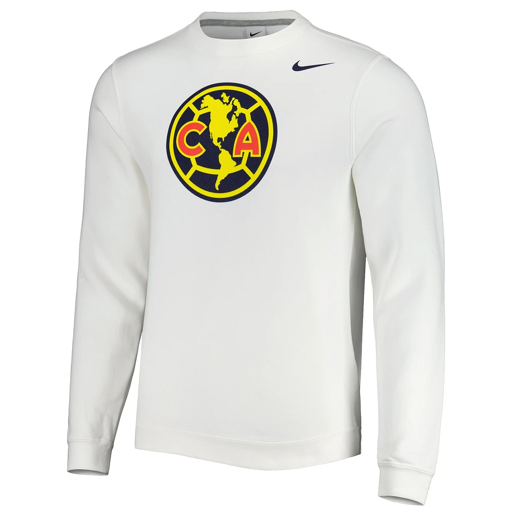 Sweat à capuche Nike Club America Fleece pour homme - Blanc