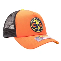 Casquette réglable Orange Club America Aspen Trucker pour homme