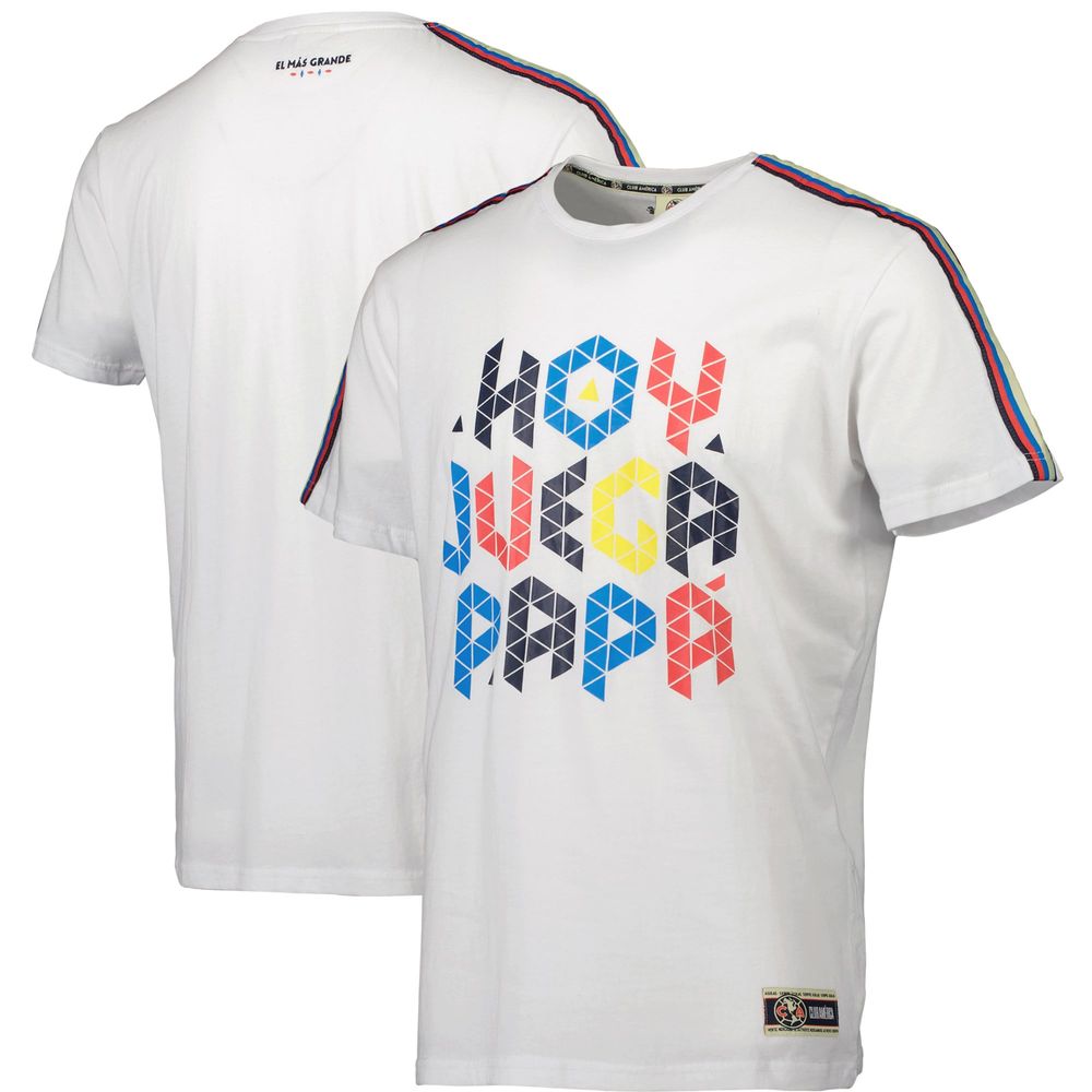 Men's White Club America Graphic T-Shirt