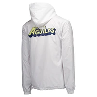 Men's White Club America Home Match Hoodie Full-Zip Windbreaker Jacket