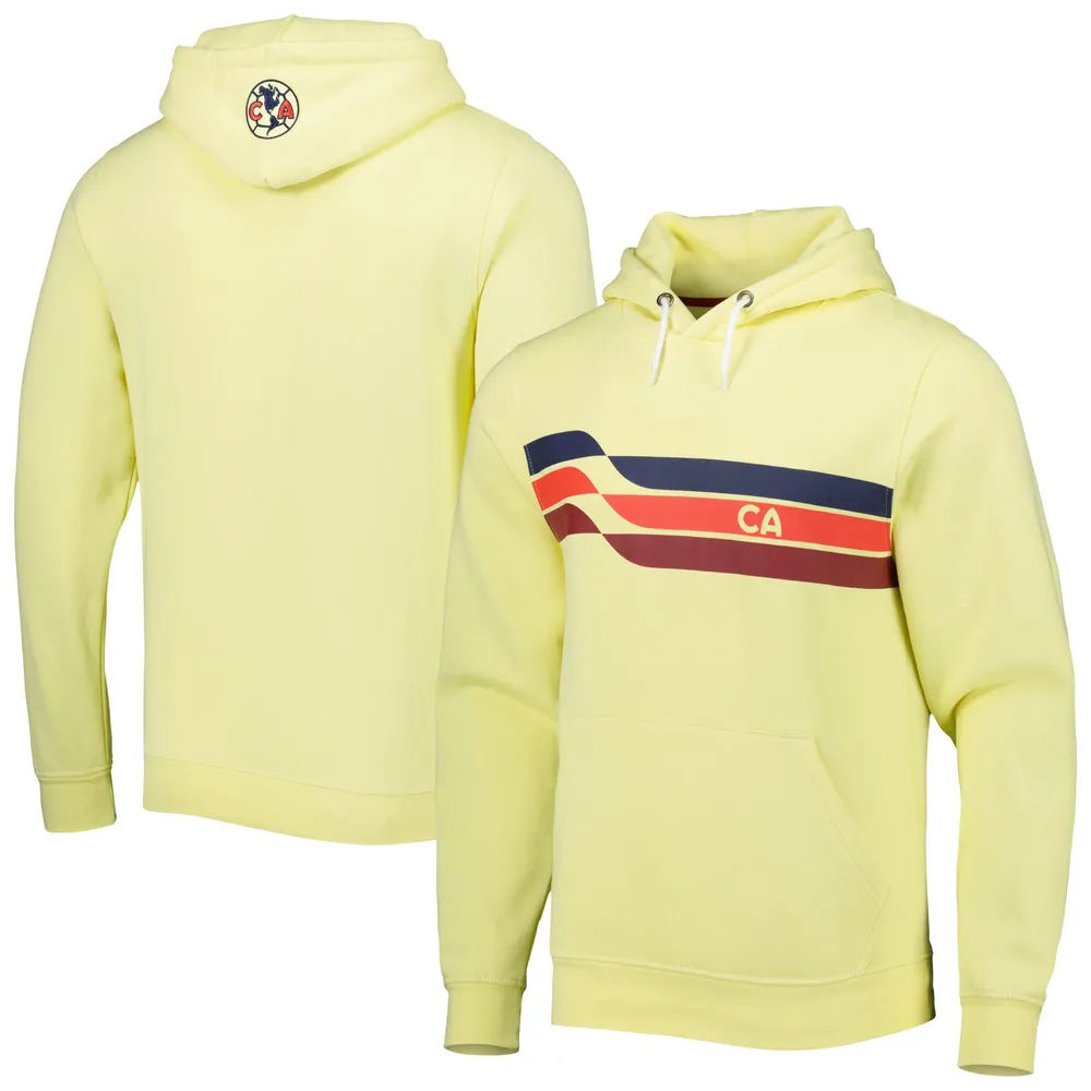 Men's Yellow Club America Open Air Pullover Hoodie