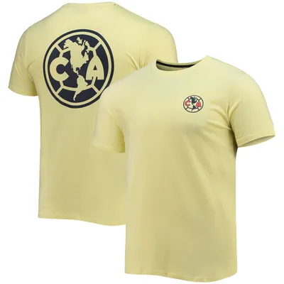 Club America Retro Heavy T-Shirt - Yellow