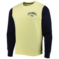 Men's Yellow Club America Retro Pullover Sweatshirt