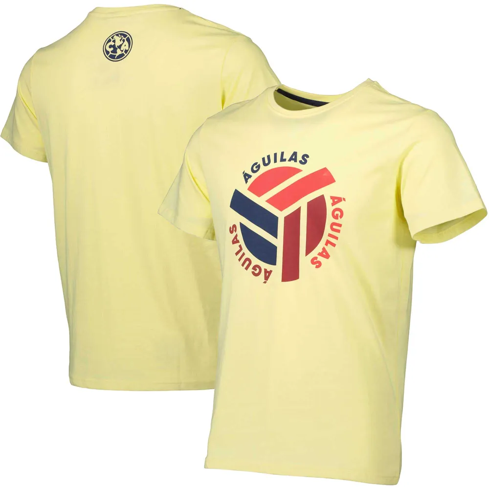 Lids Club America Rounded T-Shirt - Yellow | Connecticut Post Mall