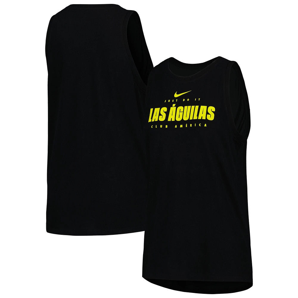 Women's Nike Black Club America Lockup Tomboy Performance Tank Top