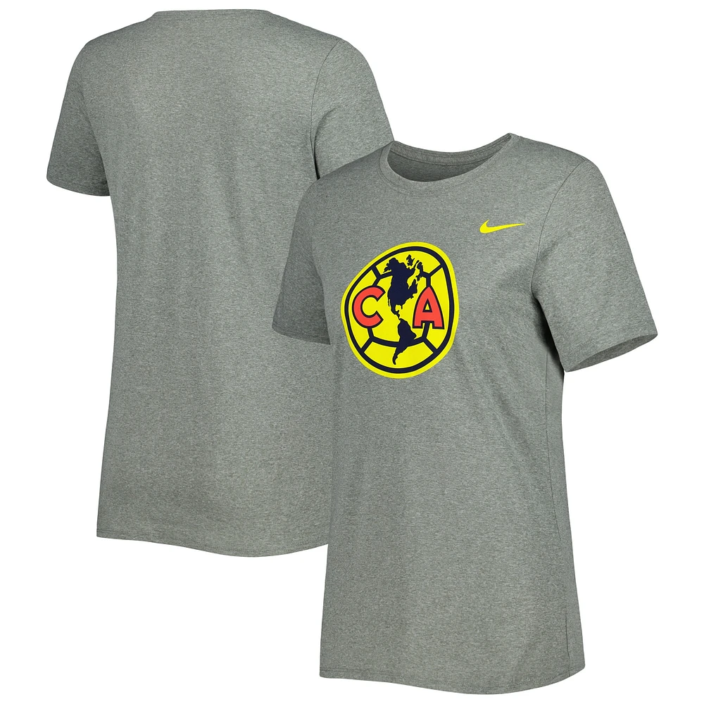 Women's Nike Heather Gray Club America Legend Performance T-Shirt