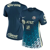 Maillot Nike Navy Club America 2021/22 Extérieur Breathe Stadium pour Femme