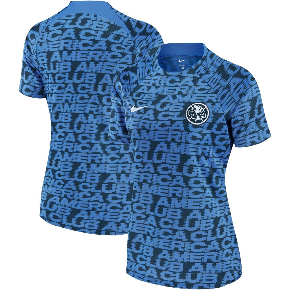 Women's Nike Navy Club America 2022/23 Pre-Match Home Performance Top