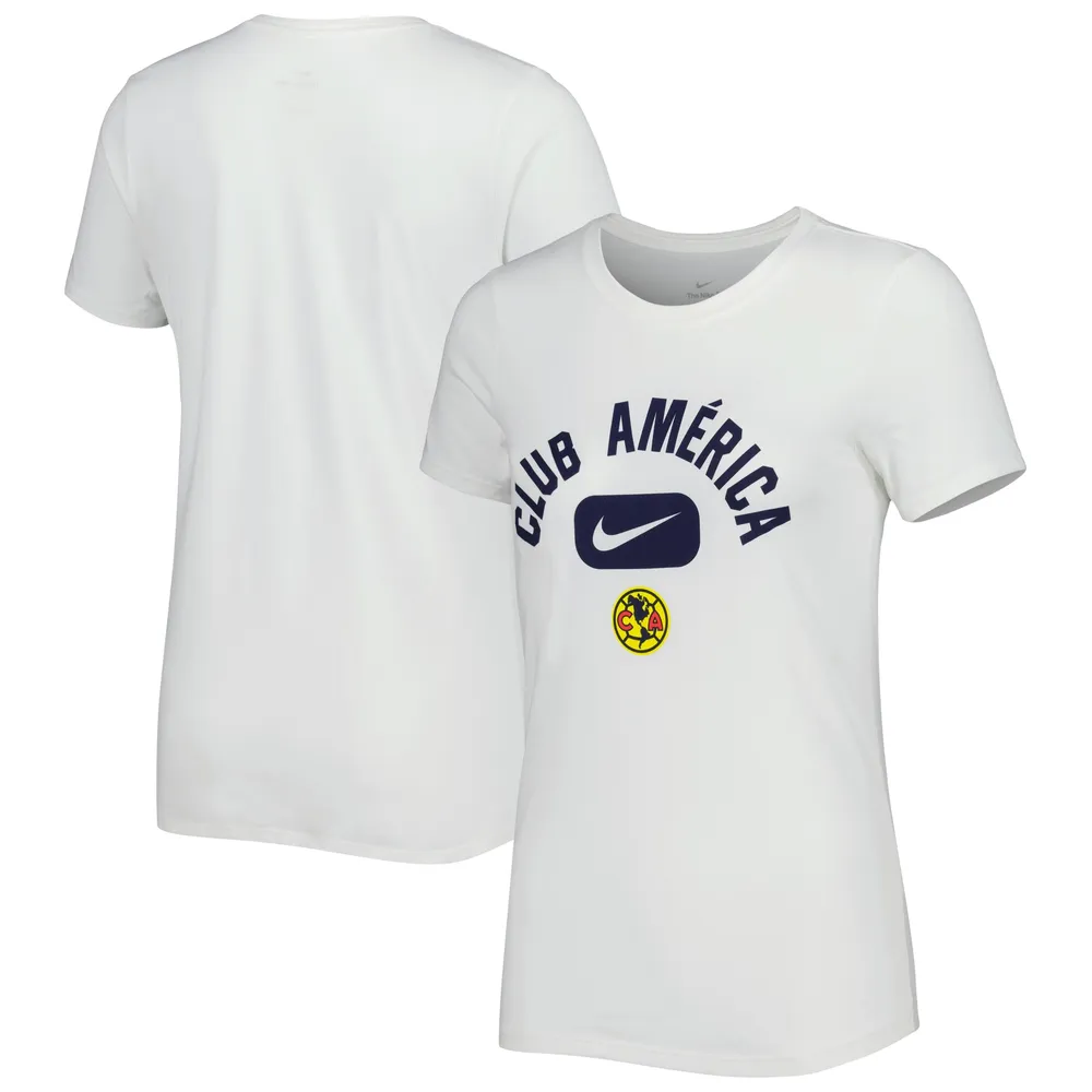 T-shirt de performance Nike Club America Lockup Legend pour femme, blanc