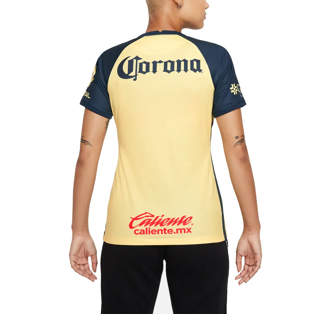 Maillot Nike Club America 2021/22 Domicile Breathe Stadium Replica Femme Jaune