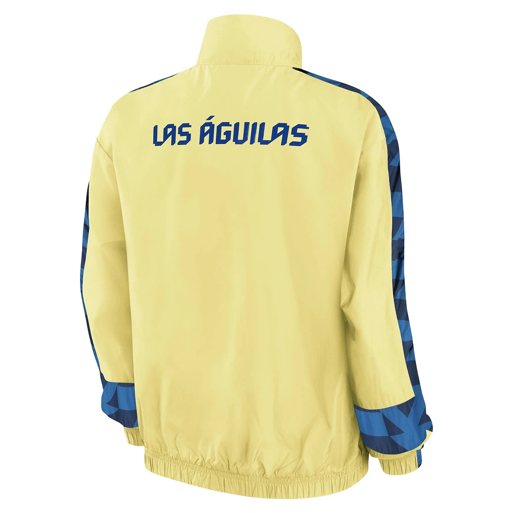 Women's Nike  Yellow Club America Essential Full-Zip Jacket