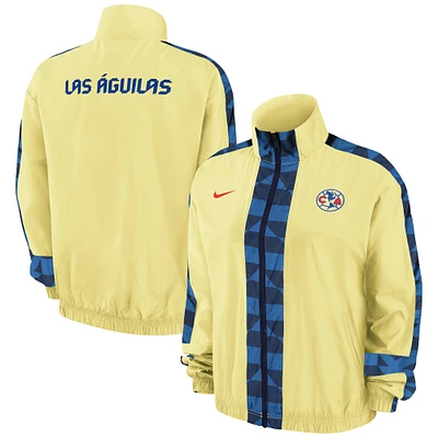 Women's Nike  Yellow Club America Essential Full-Zip Jacket