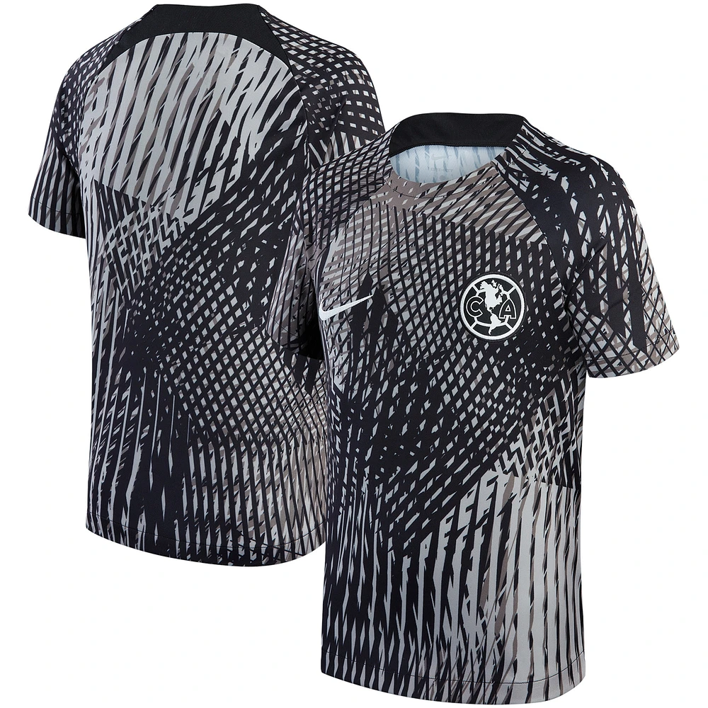 Haut d'avant-match Nike Club America 2022/23 pour enfant noir