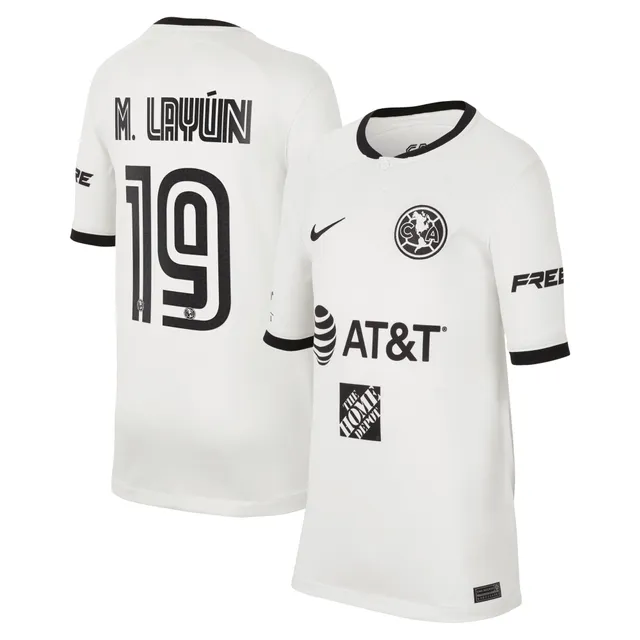 Lids Henry Miguel Layun America Nike Youth 2022/23 Third Replica Jersey -  White | Pueblo Mall