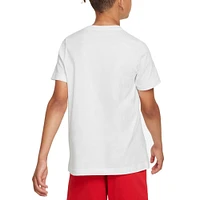 Youth Nike White Club America Swoosh T-Shirt