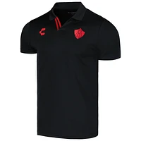 Polo Charly Club Atlas DRY FACTOR noir pour homme