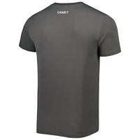 Men's Charly Gray/White Club Atlas Henley Microfiber DRY FACTOR Polo
