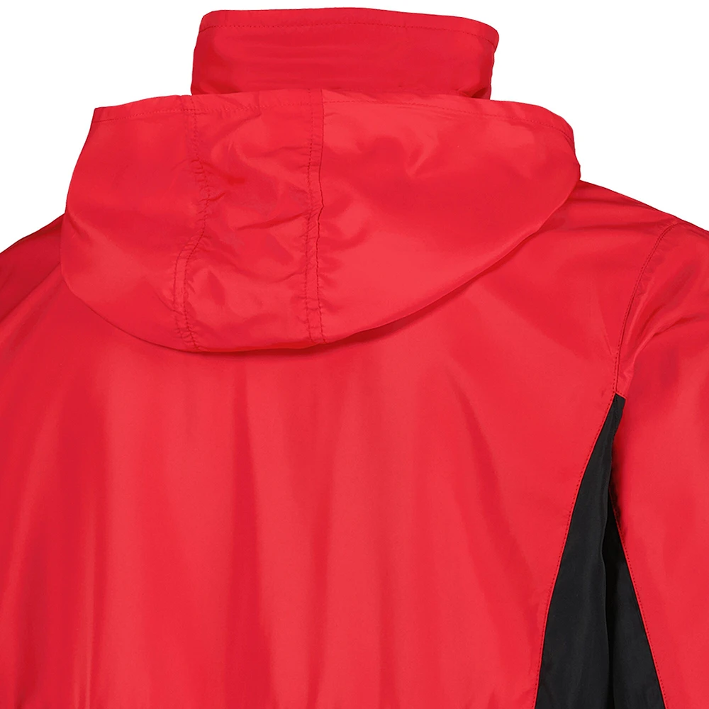 Veste d'extérieur à quart de zip Charly Red Club Atlas pour hommes